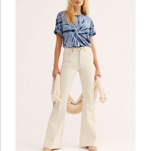 Free People Lee High Rise Flare Jeans 25